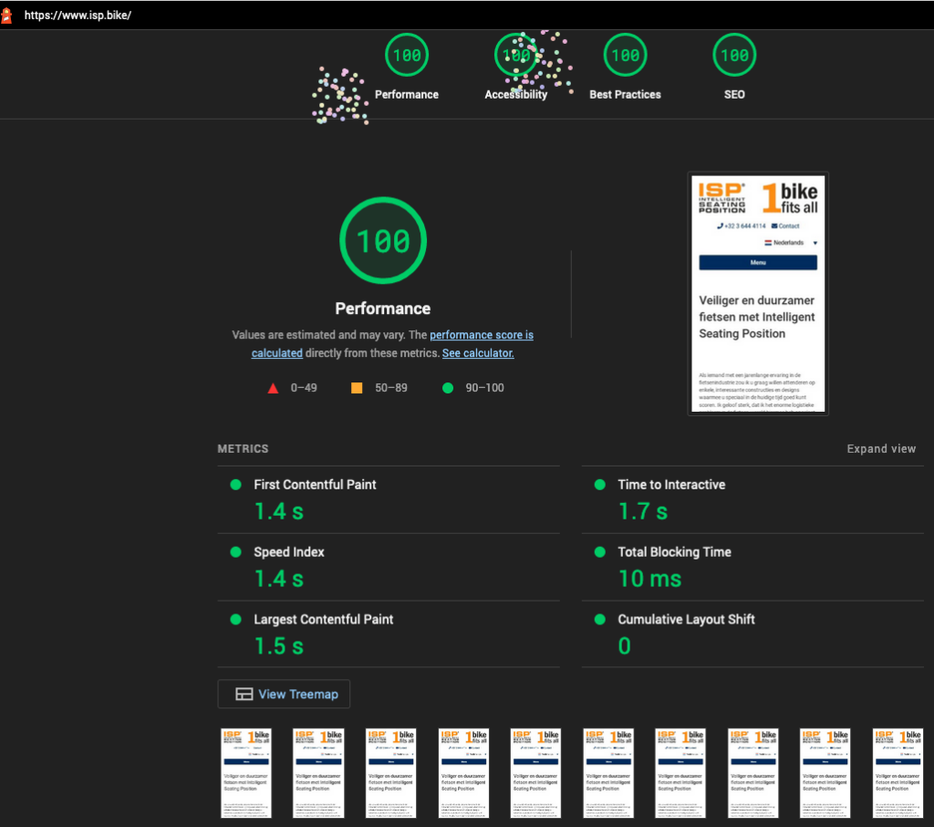 Google Lighthouse Top Score